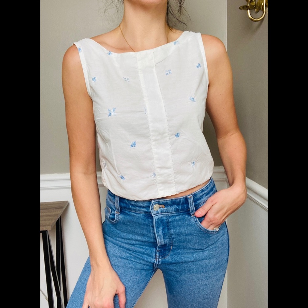 Vintage handmade 1950’s crop top